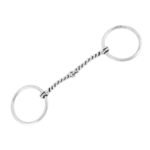 SHRHABS-201044 Loose Ring Snaffle With Small Double Twisted Wire Mouthpiece